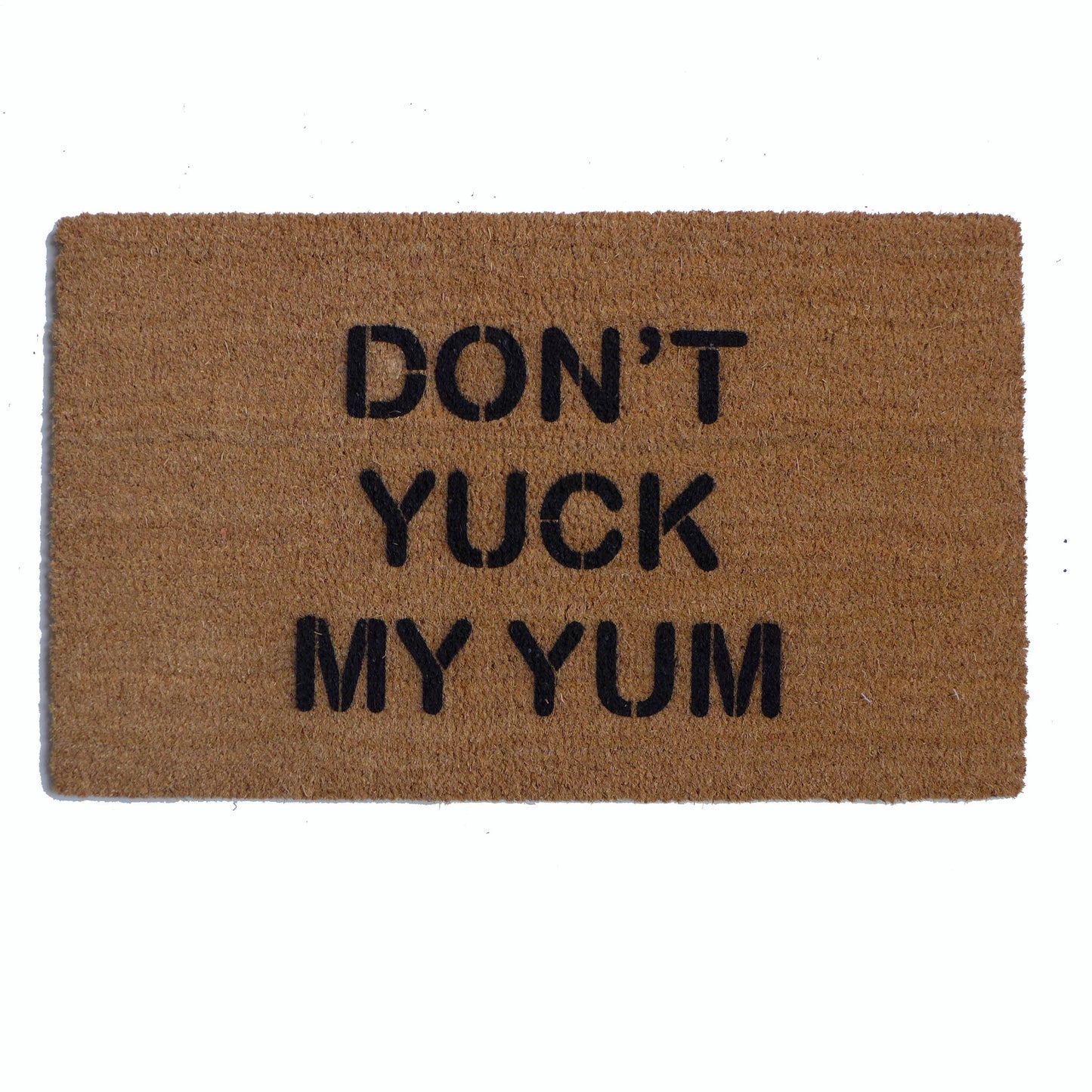 Don't yuck my yum™  funny rude welcome indoor outdoor doormat gift for women doormatt new house gift Mother's Day gift