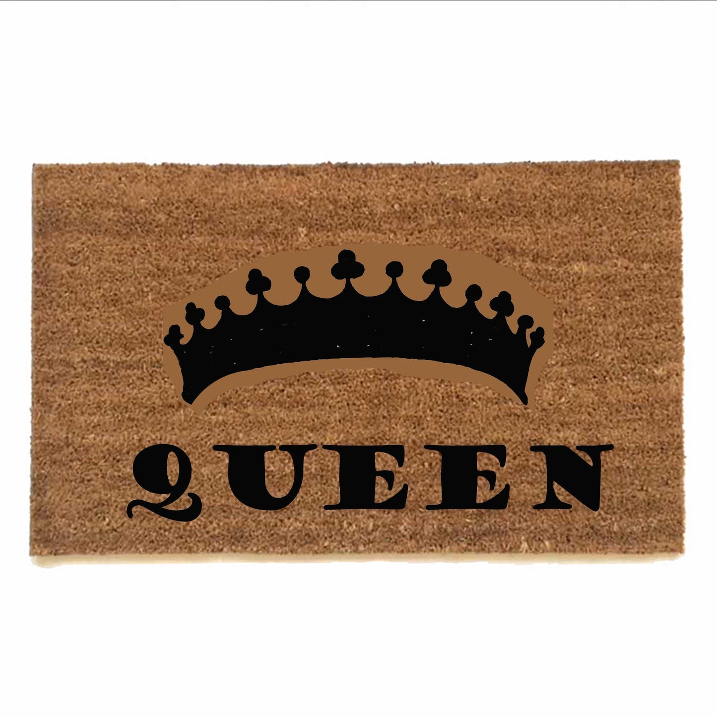 The QUEEN royal royalty WAP doormat Crown  castle welcome mat housewarming  gifts for her doormatt new house gift