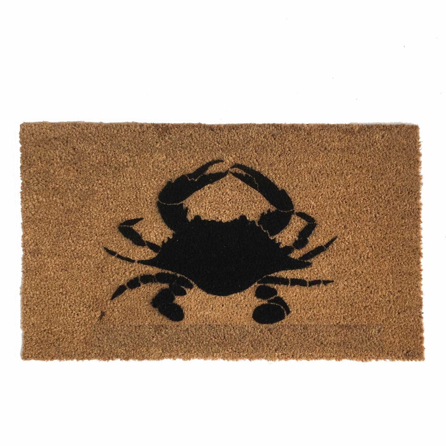 Promotional graphic for an all natural, sustainable, eco-friendly coir doormat made by Damn GoodDoormats