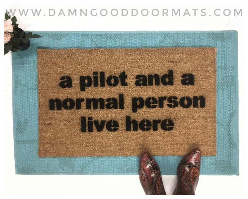 Promotional graphic for an all natural, sustainable, eco-friendly coir doormat made by Damn GoodDoormats