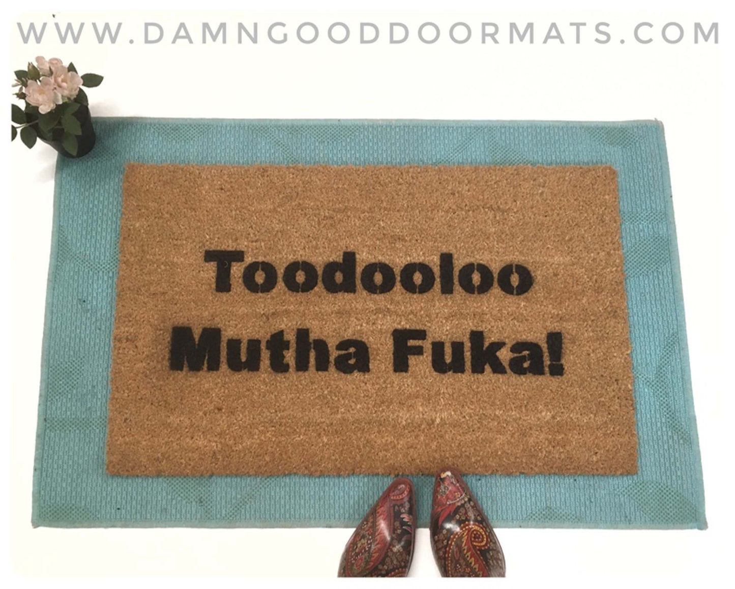 Toodooloo Mutha Fucka Leslie Chow doormat Mother fucker rude funny go away cussing adult gifts for him under 50 housewarming doormatt