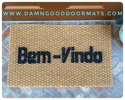 PORTUGUESE Bem Vindo Welcome doormat doormatt new house gift Language teacher retirement gift