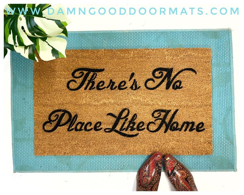 There's no place like home- Wizard of Oz housewarming sweet doormat L. Frank Baum Wizard doormat doormatt new house gift Dorothy Wicked