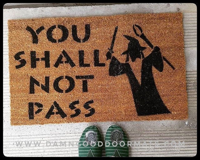 Promotional graphic for an all natural, sustainable, eco-friendly coir doormat made by Damn GoodDoormats