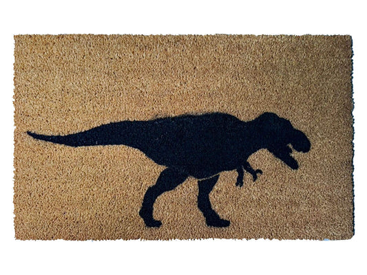 Promotional graphic for an all natural, sustainable, eco-friendly coir doormat made by Damn GoodDoormats