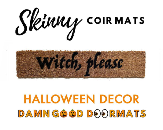 Promotional graphic for an all natural, sustainable, eco-friendly coir doormat made by Damn GoodDoormats