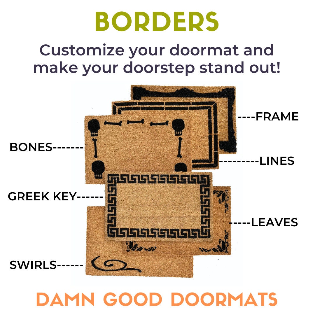 wherever you go there you are doormat | inspirational quote | Damn Good Doormats 0+