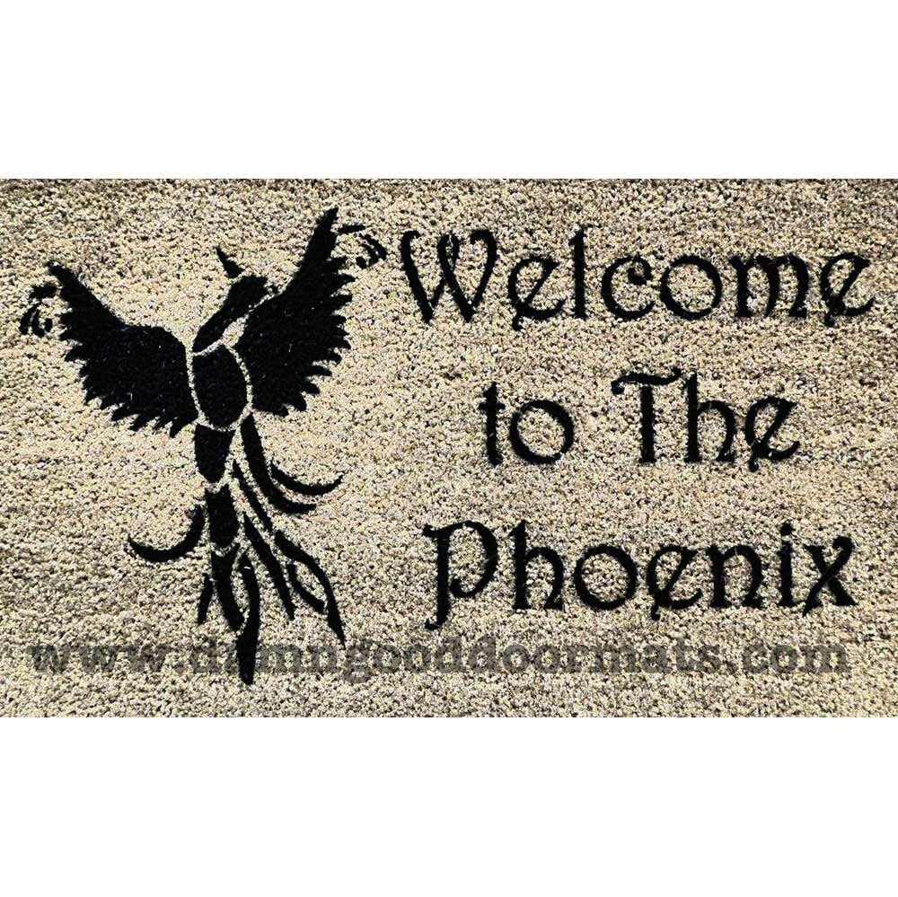 welcome to the Phoenix™ firebird doormat doormatt new house gift