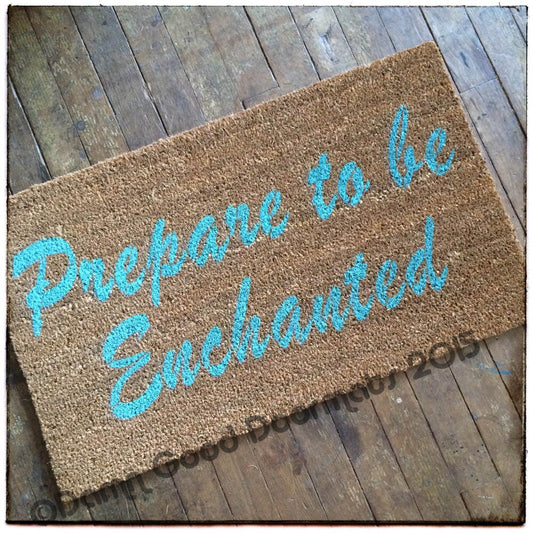 Prepare to be Enchanted™ welcome mat Disney yoga mat doormat cute door mat sweet welcome mat gift for her boho decor doormatt